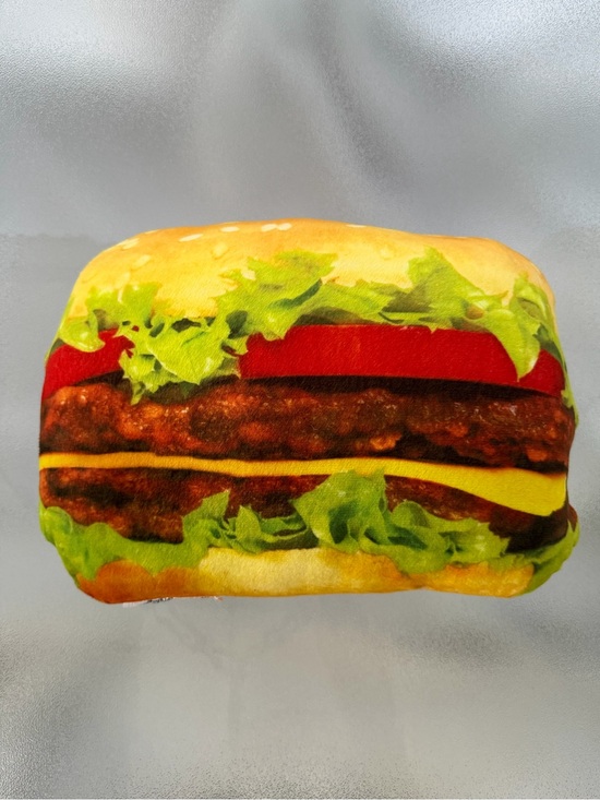 Other - Double Cheeseburger 3D Photorealistic Decorative Plush Throw Pillow